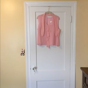 Pink Silk Blouse Size 12